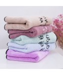 Manufacturer wholesale high density coral velvet towel 35 * 75cm soft absorbent face towel household custom logo