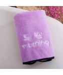 Manufacturer wholesale high density coral velvet towel 35 * 75cm soft absorbent face towel household custom logo