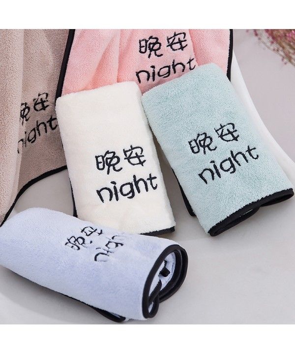 Manufacturer wholesale high density coral velvet towel 35 * 75cm soft absorbent face towel household custom logo