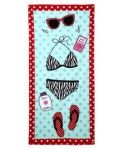 Amazon sun proof beach towel quick drying bath towel beach dust proof and sand proof super fiber absorbent odorless 70 × 140cm