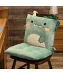 Forest animal conjoined cushion waist protection back cushion husky office seat cushion waist support thickened and detachable