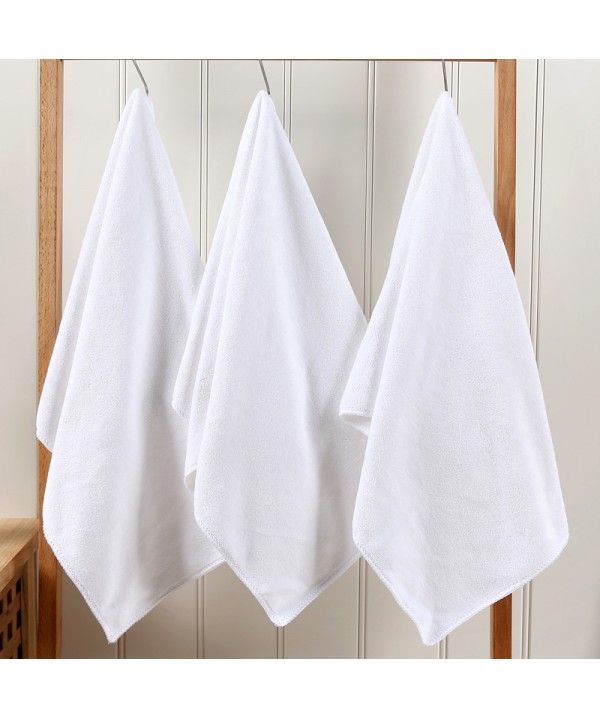 Towel manufacturer wholesale hotel towel superfine fiber white towel spot hotel hotel bath towel custom L