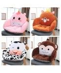 Cushion cushion integrated floor mat lazy tatami chair cushion office sitting back student classroom waist support