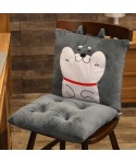 Forest animal conjoined cushion waist protection back cushion husky office seat cushion waist support thickened and detachable