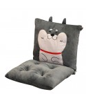 Forest animal conjoined cushion waist protection back cushion husky office seat cushion waist support thickened and detachable