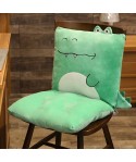 Forest animal conjoined cushion waist protection back cushion husky office seat cushion waist support thickened and detachable