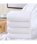 Superfine fiber towel white towel bath towel manufacturer direct wholesale water absorption one-time hotel bath custom made