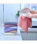 Coral velvet towel face wash small square fluffy, water absorption is not easy to shed hair home Square 30 * 30cm