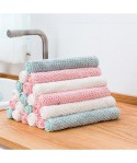 Household pineapple dish towel thickened absorbent rag household cleaning cloth kitchen non stick oil dishcloth