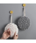 Household cleaning chenille hand ball creative kitchen supplies hanging multi-functional towel absorbent quick drying