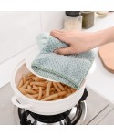 Household pineapple dish towel thickened absorbent rag household cleaning cloth kitchen non stick oil dishcloth