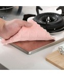 Special diamond absorbent dishcloth dishtowel wipe household kitchen oil-free dishcloth double layer thickened cleaning towel