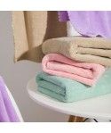 High density coral velvet 70 * 140 cut edge bath towel is fluffy, soft, comfortable and easy to absorb water