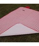 Black and white red square picnic mat outdoor camping damp proof mat beach mat outing lawn mat portable