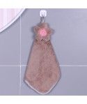 2020 new hanging coral velvet towel sunflower towel kitchen function cloth