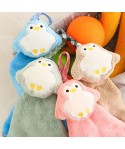 Kitchen and toilet hanging coral velvet Cartoon Penguin towel cute animal absorbent towel wholesale