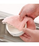 Water absorbent dishcloth thickened wipe tablecloth towel kitchen oil free from hair clean dishcloth towel wholesale