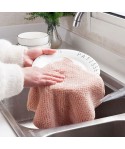 Household kitchen non stick oil dishcloth thickened super absorbent dishcloth housekeeping cleaning cloth