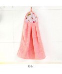 Kitchen and toilet microfiber hanging type absorbent towel promotion gift coral velvet towel manufacturer