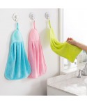 Household kitchen can hang type small fresh towel, strong water absorption, no hair, no oil cleaning cloth wholesale