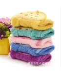 Wholesale thickened coral hair wipe towel hanging kitchen toilet with water does not drop hair does not fade baby face