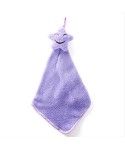 Cute cartoon smiling face star kitchen bathroom multi purpose towel