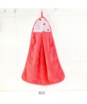 Kitchen and toilet microfiber hanging type absorbent towel promotion gift coral velvet towel manufacturer