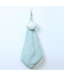 Kitchen and toilet hanging coral velvet Cartoon Penguin towel cute animal absorbent towel wholesale