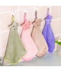 Cute cartoon smiling face star kitchen bathroom multi purpose towel