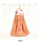 Kitchen and toilet microfiber hanging type absorbent towel promotion gift coral velvet towel manufacturer