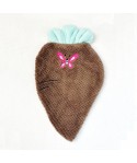 Korean new embroidery butterfly hanging pineapple towel lovely cartoon kitchen towel wholesale