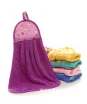 Wholesale thickened coral hair wipe towel hanging kitchen toilet with water does not drop hair does not fade baby face