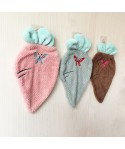 Korean new embroidery butterfly hanging pineapple towel lovely cartoon kitchen towel wholesale