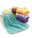 Wholesale thickened coral hair wipe towel hanging kitchen toilet with water does not drop hair does not fade baby face