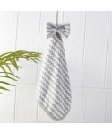 Household lovely hanging coral velvet towel super absorbent kitchen towel without hair falling bow dishtowel