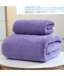 New popular color coral velvet warp knitted towel bath towel men's and women's suits water absorbent adult couple towel logo customization