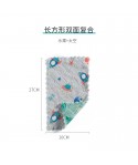 Dishwashing cloth double sided thickened printing coral velvet cleaning cloth oil free lazy dishcloth household kitchen dishwashing towel