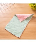 Coral cashmere dishcloth household kitchen dishcloth is soft and easy to clean