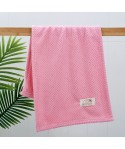 Adult men's and women's Japanese pineapple thickened water absorbent gift towel coral velvet soft facial towel custom logo