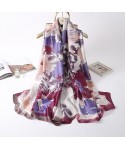 Autumn Korean fashion warm silk scarf art elegant travel sunscreen beach towel neck decoration shawl