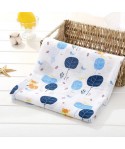 Musilin swaddling towel 110 * 120 newborn bath towel double layer gauze single baby nursing towel