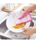 Kitchen dishwashing towel cleaning cloth cotton gauze absorbent dishcloth oil free dishwashing cloth