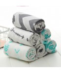 Cross border musilin double layer gauze bandage double layer gauze baby bath towel swaddling towel Muslim double layer