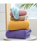 New popular color coral velvet warp knitted towel bath towel men's and women's suits water absorbent adult couple towel logo customization