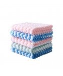 Factory direct selling cationic coral wool absorbent dishcloth oil free dishcloth kitchen cleaning towel dishcloth cleaning cloth