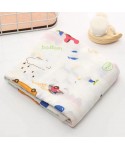 Musilin swaddling towel 110 * 120 newborn bath towel double layer gauze single baby nursing towel