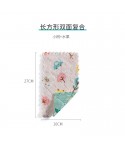 Dishwashing cloth double sided thickened printing coral velvet cleaning cloth oil free lazy dishcloth household kitchen dishwashing towel