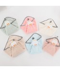 Hanging towel, coral velvet towel, kitchen towel, no hair falling, water absorbent microfiber square towel, children's towel