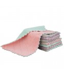 Coral cashmere dishcloth household kitchen dishcloth is soft and easy to clean