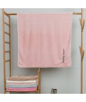 Mood towel creative embroidered words coral fiber bath towel thickened absorbent towel wholesale net red facial towel customization